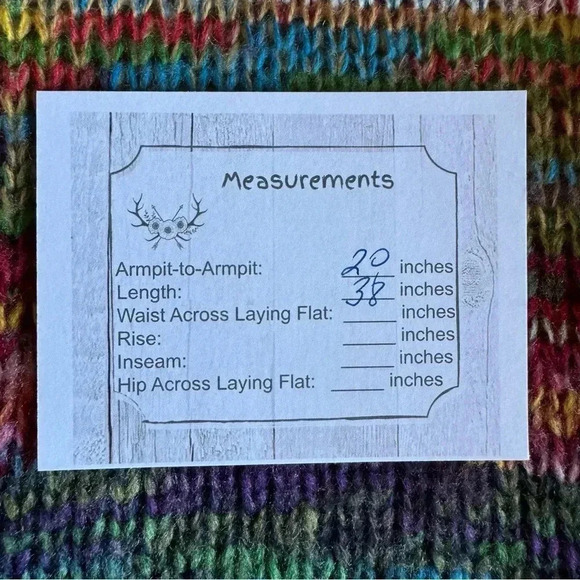 Ultra Flirt Turtleneck Knit Sweater Dress Front Pockets Colorful Artsy Sz 1X - Picture 8 of 9